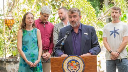 Asm Haney Press Conference on Cannabis Cafe