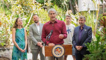 Asm Haney Press Conference on Cannabis Cafe