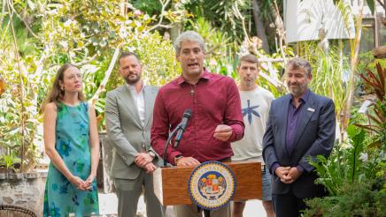 Asm Haney Press Conference on Cannabis Cafe