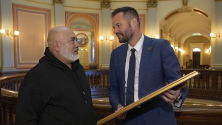 Asm. Haney presents Resolution for "Al Pastor Papi" Miguel Escobedo
