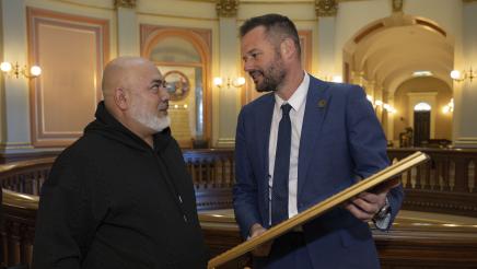 Asm. Haney presents Resolution for "Al Pastor Papi" Miguel Escobedo