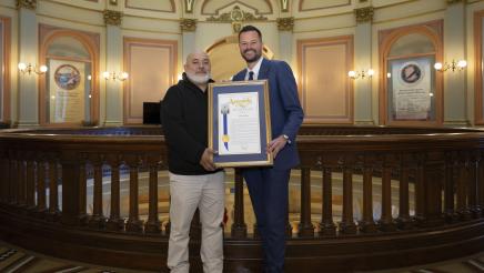 Asm. Haney presents Resolution for "Al Pastor Papi" Miguel Escobedo