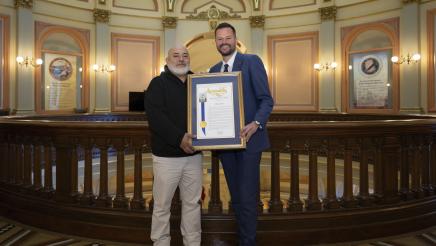 Asm. Haney presents Resolution for "Al Pastor Papi" Miguel Escobedo