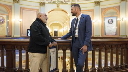Asm. Haney presents Resolution for "Al Pastor Papi" Miguel Escobedo