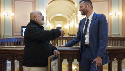 Asm. Haney presents Resolution for "Al Pastor Papi" Miguel Escobedo