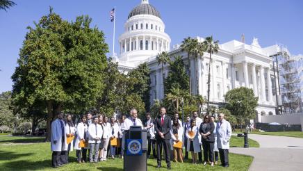 Asm. Haney AB371 Dental Coverage Press Conference with Dr. Max Martinez of California Dental Association