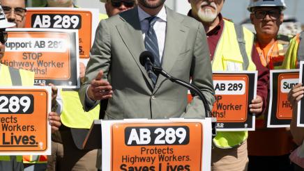 Asm. Haney speaking at AB289 Presser
