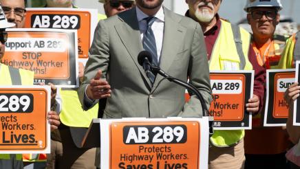 Asm. Haney speaking at AB289 Presser