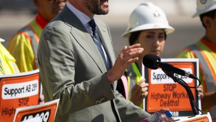 Asm. Haney speaking at AB289 Presser