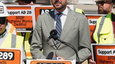 Asm. Haney speaking at AB289 Presser