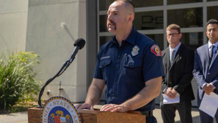 Guest speaking at PFAS Presser Photo