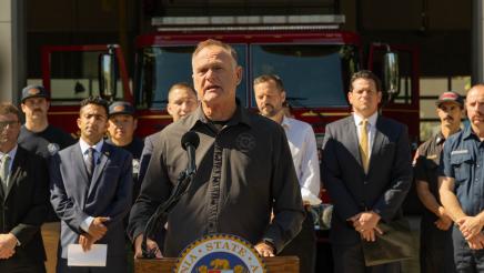 Guest speaking at PFAS Presser Photo