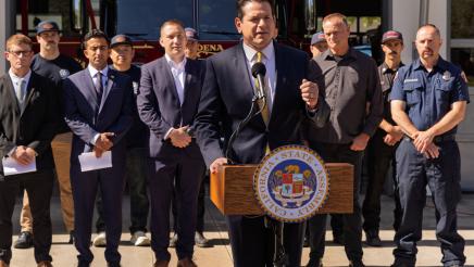 Guest speaking at PFAS Presser Photo