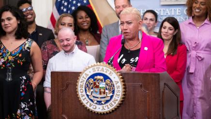 Guest speaker Trans Month Presser