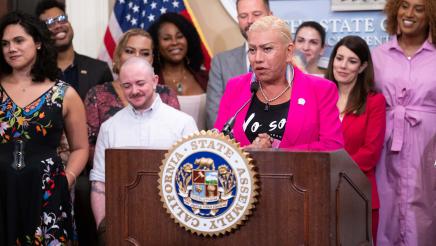 Guest speaker Trans Month Presser