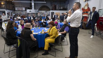 Asm. Haney remarks Annual Labor Breakfast